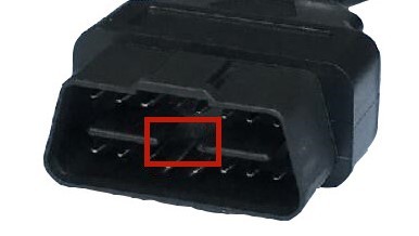 OBD2 OBDII 16 Pin J1962 Male 24V to Dual Female Flat Splitter Y Cable