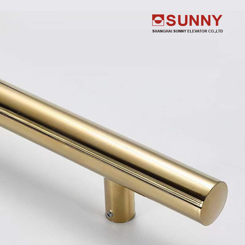 Stainless Steel Observation Elevator Handrails For Panoramic Passenger Elevator