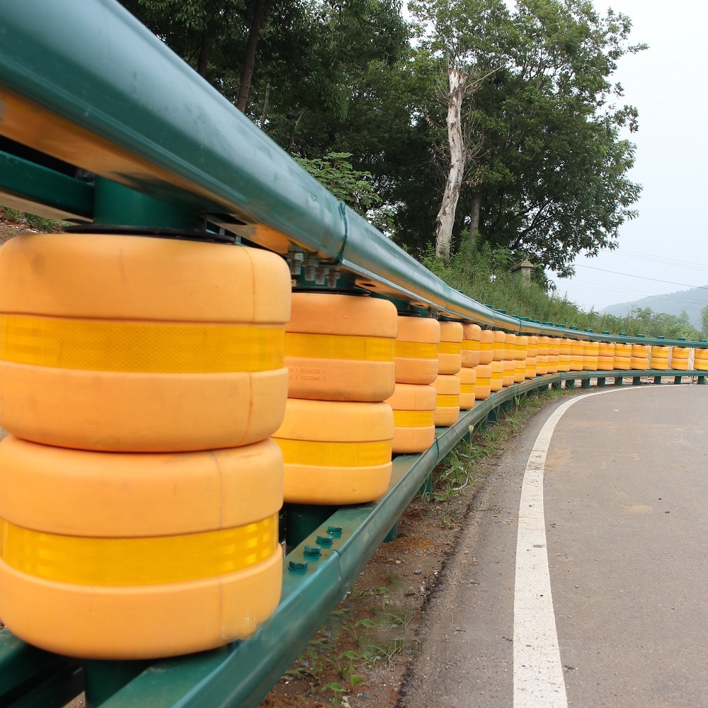 Galvanized Powder Coated Safebuild Roadway Traffic Barrier Safety Roller Crash Barrier