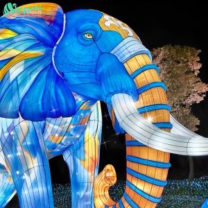 Custom LED Elephant Lanterns for Theme Parks and Events