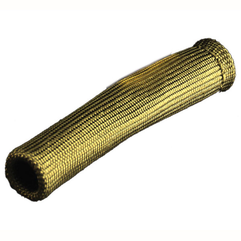 2"x6.5" Titanium 1000°C Spark Plug Wire Boot Protective Sleeve with Silica Fabric Basalt Fabric