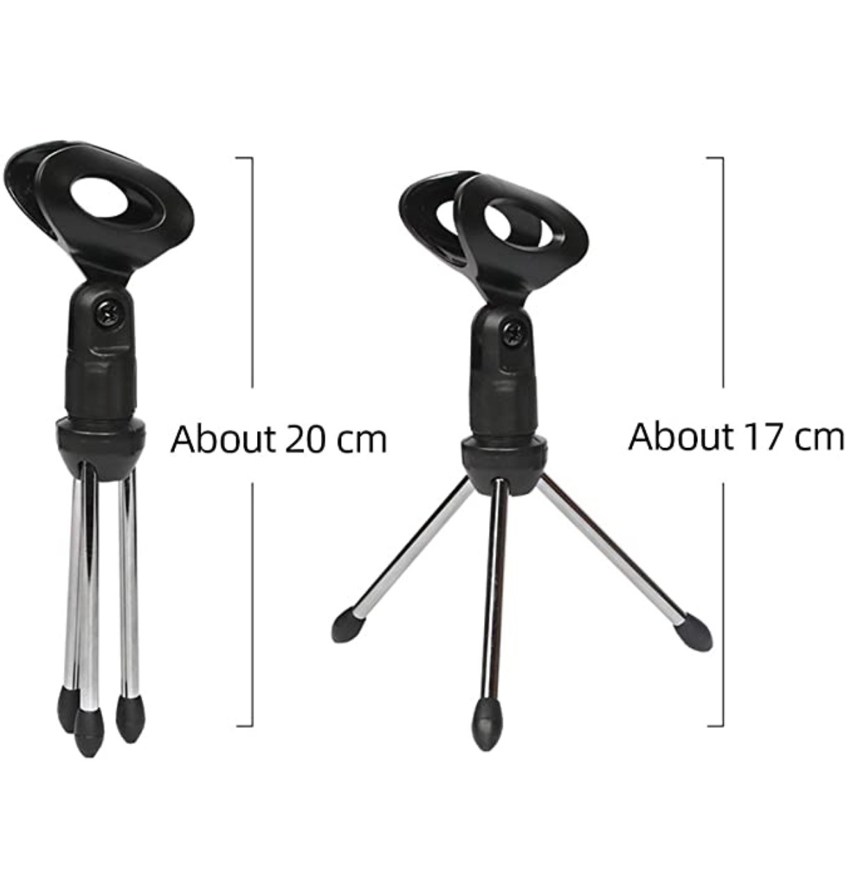 ABS 180 Degree 4.7cm Microphone Holder For Tripod