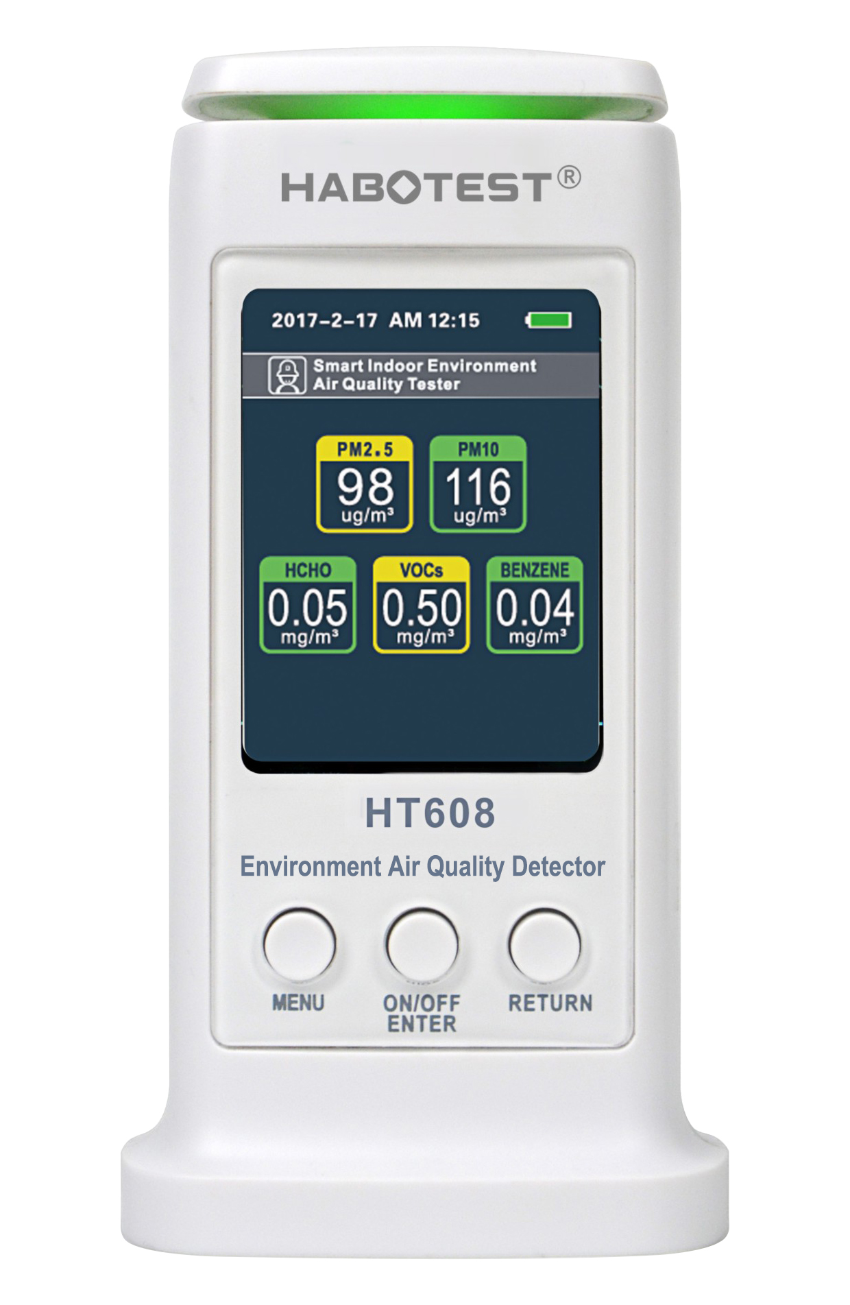 Indoor Outdoor PM2.5 HT608 Air Quality Detector