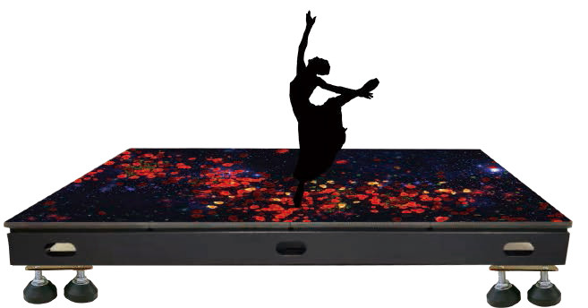 P2.97 P3.91 LED Dance Floor Video Screen Display Indoor Rental Stage