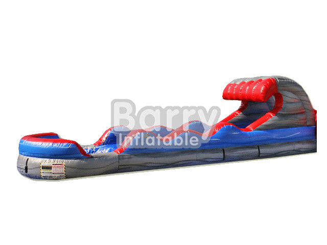 Custom Tsunami Inflatable Water Slides N Slide / Volcano / Wave Slip Slide For Summer