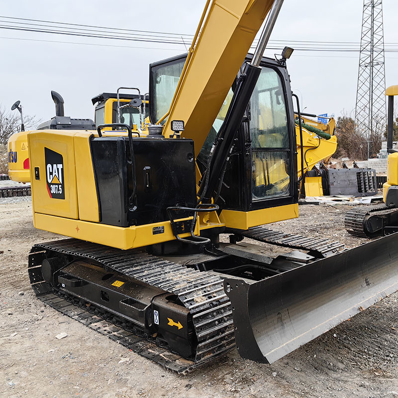 Used Caterpillar 307.5 Crawler Excavator CATC2.4T Engine 37kw Rated Power New Arrival