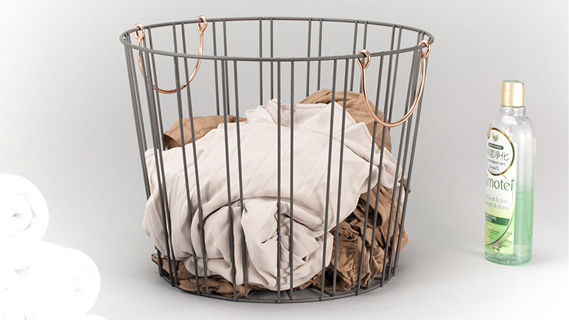 Wardrobe Organiser Drawer Organiser Household Metal Basket With Handle For Sundries
