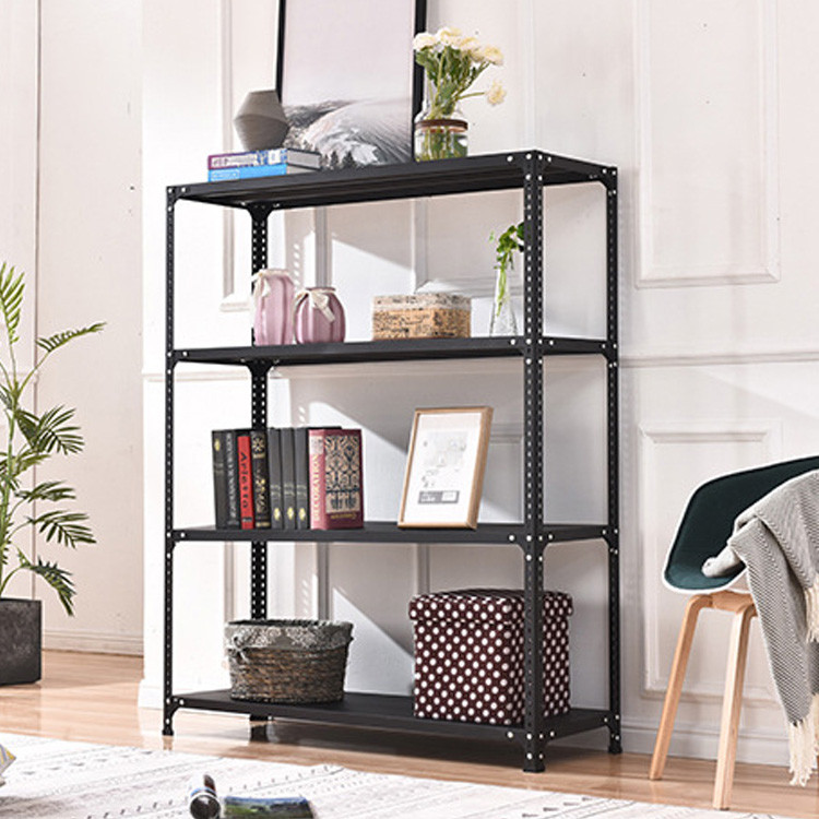 Metal 4 Shelf Boltless Rivet Shelving For Garage Storage Metal Racks