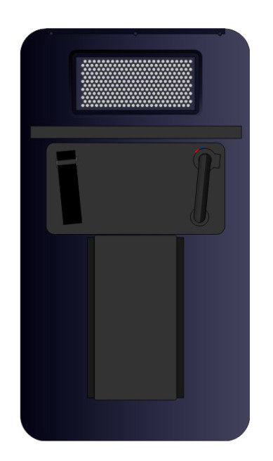 Police Low Noise Drill Anti Riot Shield With Alarm Sound Barrier Shield