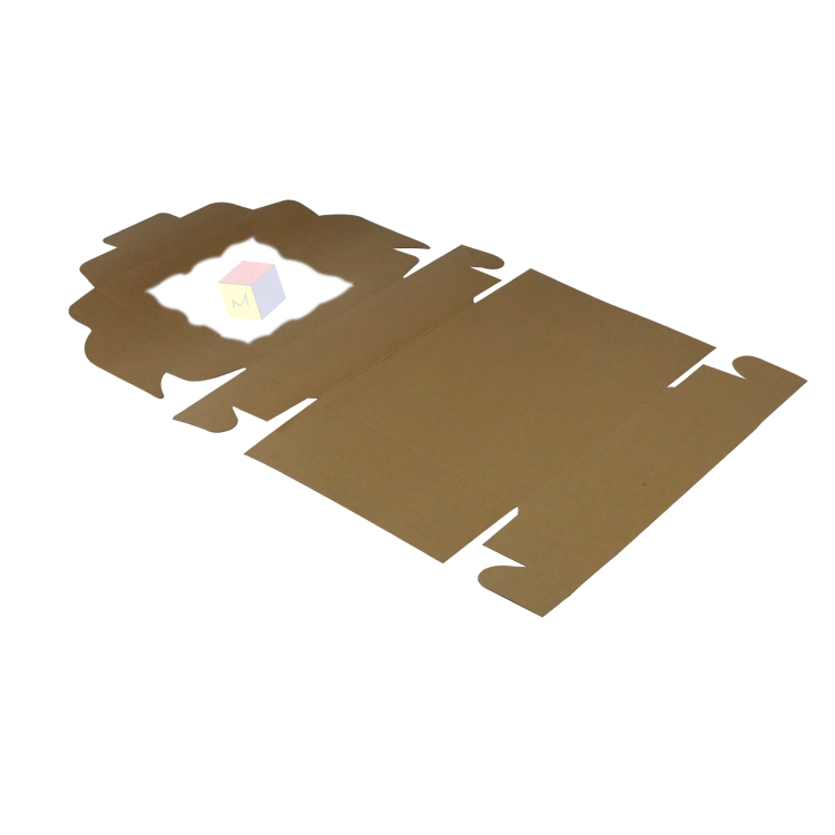 Food Grade Folding Cake Boxes With Window Paperboard Material Recycled