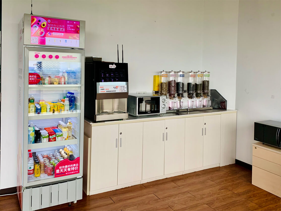 Touch Screen Automatic Countertop Coffee Vending Machine Remote Control