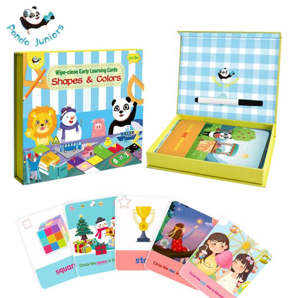 Shape And Colors Early Learning Education Flash Cards Preschool to Kindergarten