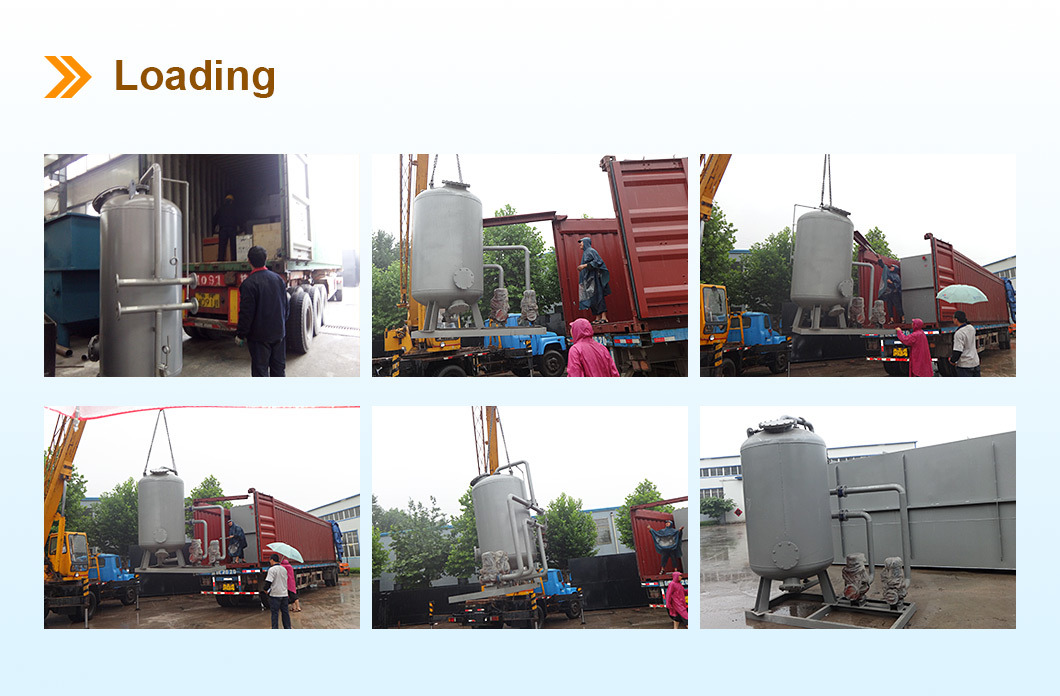 Stainless Steel 304 316 Material Active Carbon Quartz Sand Filter For Water Treatment