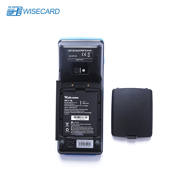 EMV PBOC WCT-S8 Retail POS Terminal 70mm/ Sec With Barcode Scanner