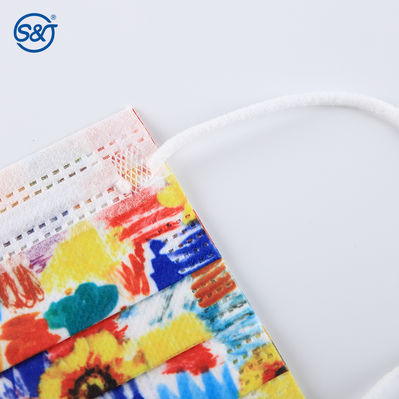 Printed Face Mask Medical Face Disposable Mask 3 ply Medical Face Mask Anti Dust