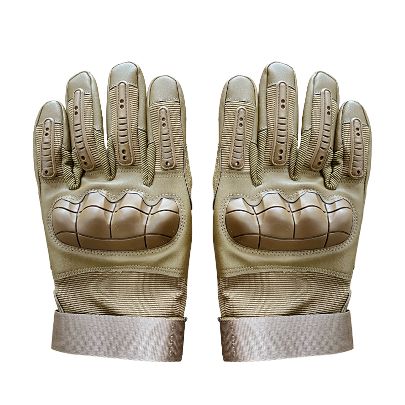 Customizable Hard-Knuckle Anti-Slip Microfiber Leather Gloves with ISO9001 Validation