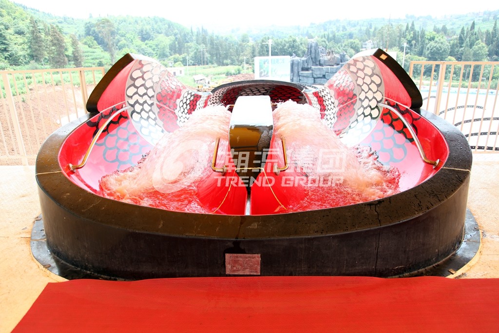 112m Length Fiberglass Pool Slides Galvanized Carbon Steel Frame King Cobra Slide For Water Park