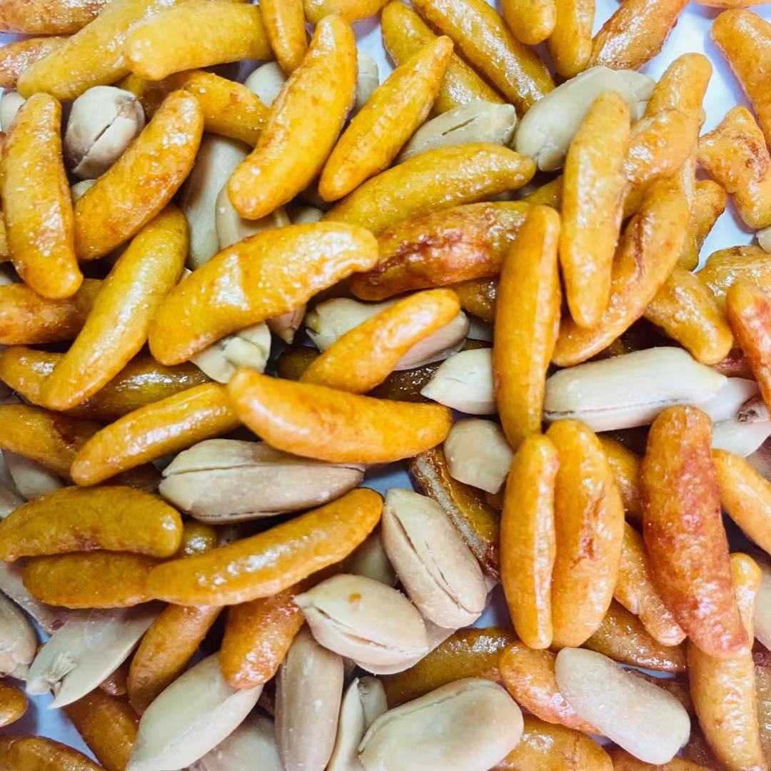 Plain Persimmon Japanese Chilli Rice Crackers Crunchy Texture