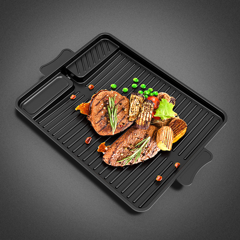 Kitchen Cooking Non Stick Maifanite Camping Frying Pan Pre Seaoned Outdoor