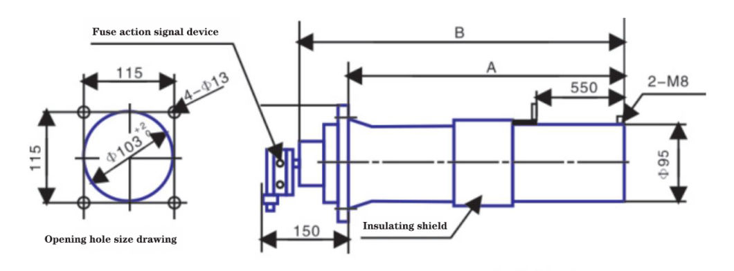 Xrnt-40.5q Current Limiting Fuse For Protection Of Transformer Of Wind Power Station