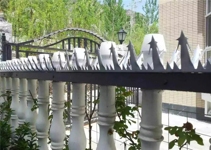 Hot Dipped Galvanized Steel Anti Climb Wall Spikes 120mm