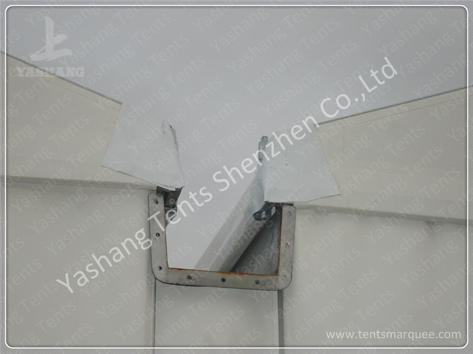 High Strength Clear Span Tent Replacement Parts , Rain Gutter Connections