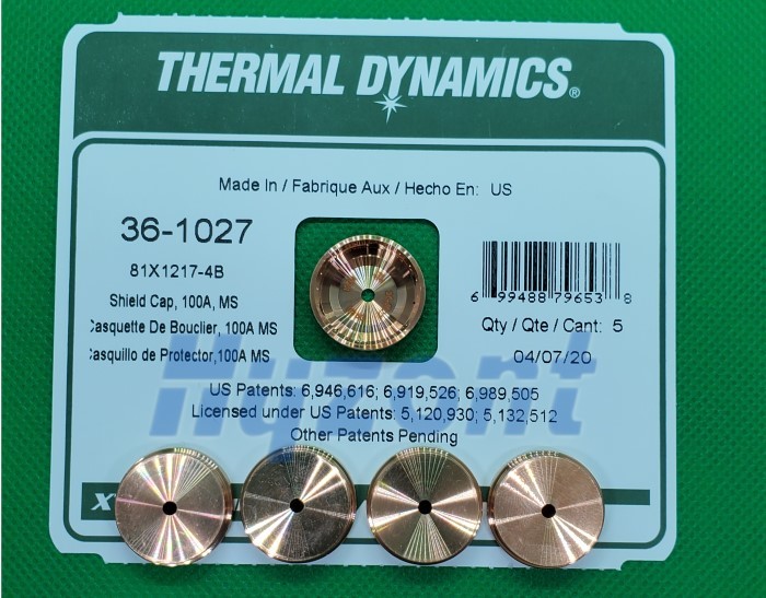 Plasma Cutter Parts 36-1027 Thermal Dynamics XT301 Shield Shiel