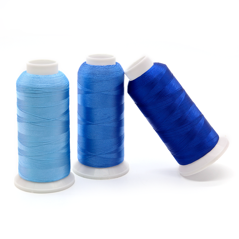 Mercerized Polyester 120D/2 100% Polyester Machine Embroidery Thread for USA Embroidery