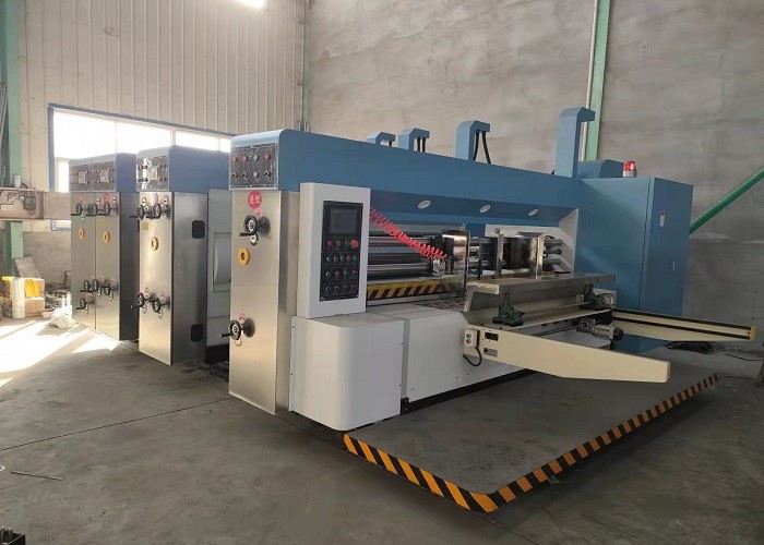 1200mm Flexo Printing Slotting Die Cutting Machine Cardboard Carton Paper Box