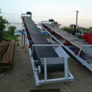 Flexible Movable Belt Conveyor Machine OEM Custom with Adjustable Height Belt