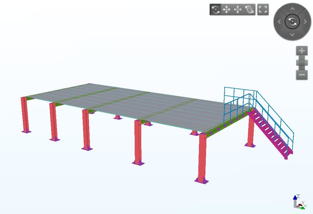 Experienced TEKLA Modeling Industrial Metal Workshop Building Construction Project