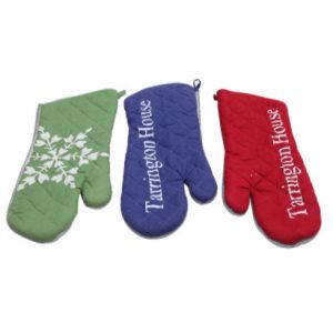 China Custom Colors Pot Holder Gloves , Heat Proof Oven Gloves Flexible Operation  on sale