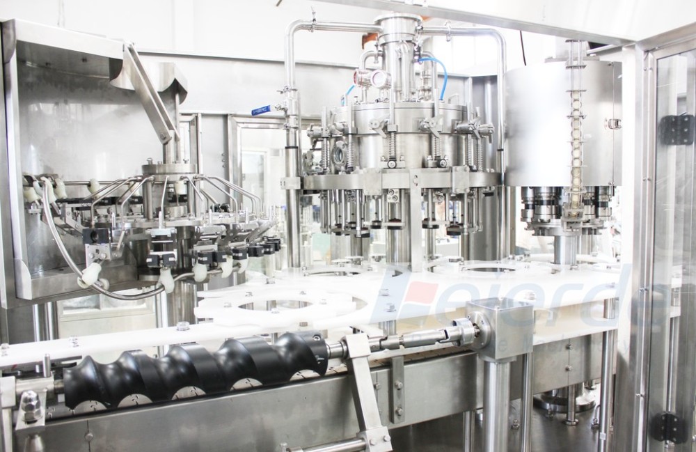 3000x4000x35000 Automatic Beer Filling Machine 2000bph Glass Bottle Filling Machine