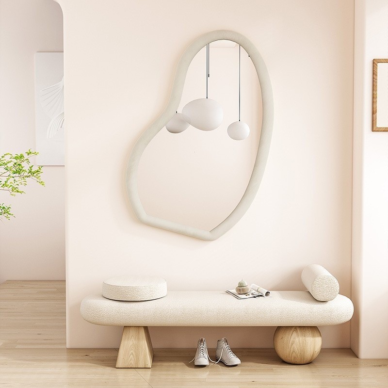 Custom Standing Arched Floor Mirror Full Length 78x108cm