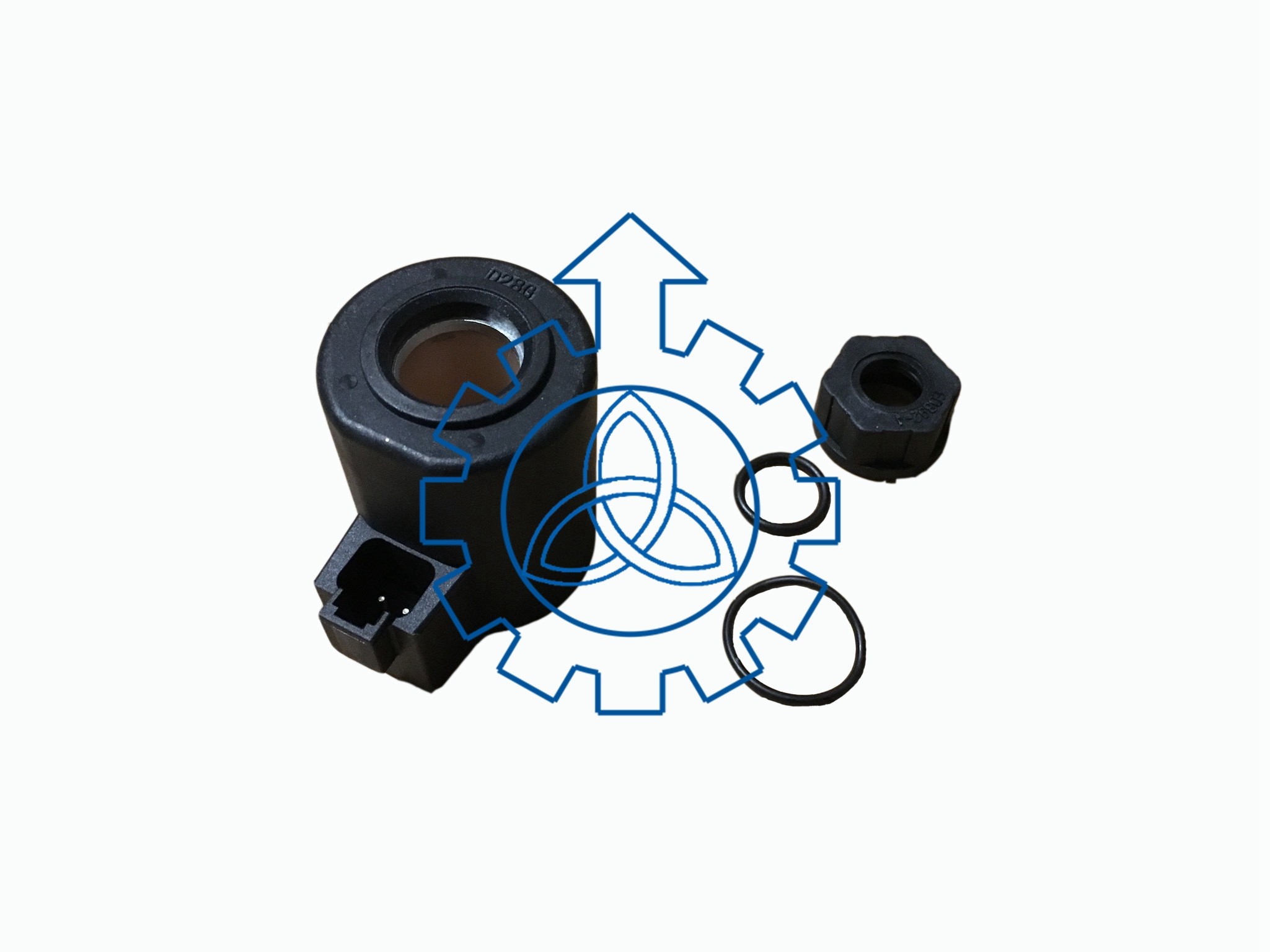 14550884 14527267 VOLVO Excavator Spare Parts Volvo Repair Kit For Solenoid Coil