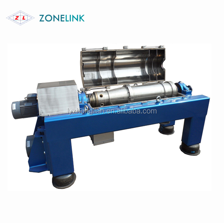 SS316l automatic continuous HR1200 two stage filtration centrifugal pusher centrifuge for salt