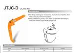 JTJC-D Jerrican Clamp Mechanical Lifting Devices for Horizontal Lifting and