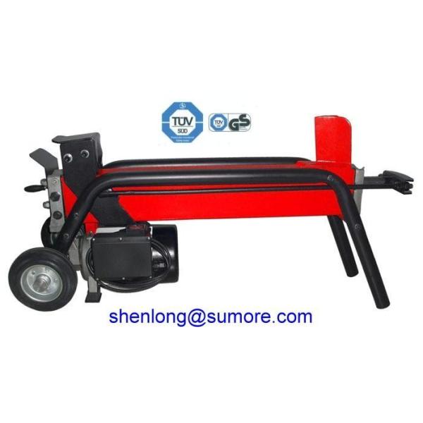 Quality cheap 5 ton horizontal hydraulic electric screw log splitter with CE GS TUV for sale