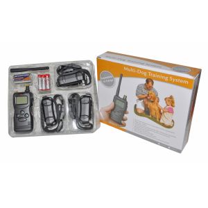 1000M LCD Remote Pet Training Collar For 2 Dogs With Static Shock / Vibration /