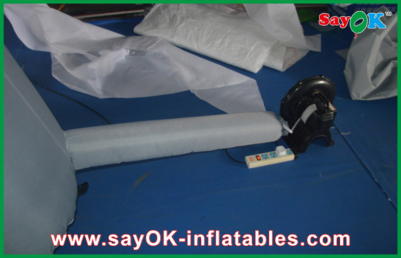 Inflatable Arch Rental White Hangout Inflatable Entrance Advertising Arch / Inflatable Arch Rental With Oxford Cloth