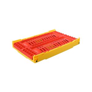 China PP Plastic Stackable Folding Storage Crate With Handle on sale