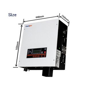 5KW Grandglow photovoltaic grid connected three-phase inverter 5KW output 220V