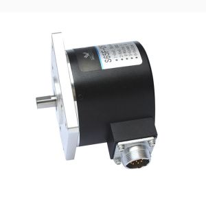 Flange 65×65mm Industrial Rotary Encoder , Solid Shaft Reflective Optical