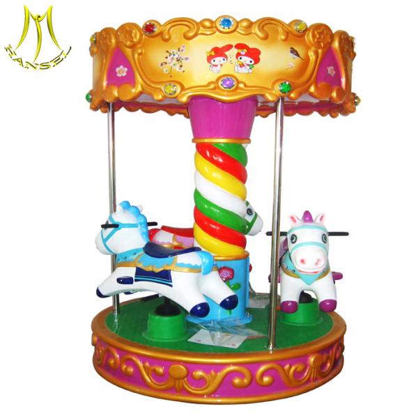 Hansel china amusement rides large musical swing carousel mini carousel horse