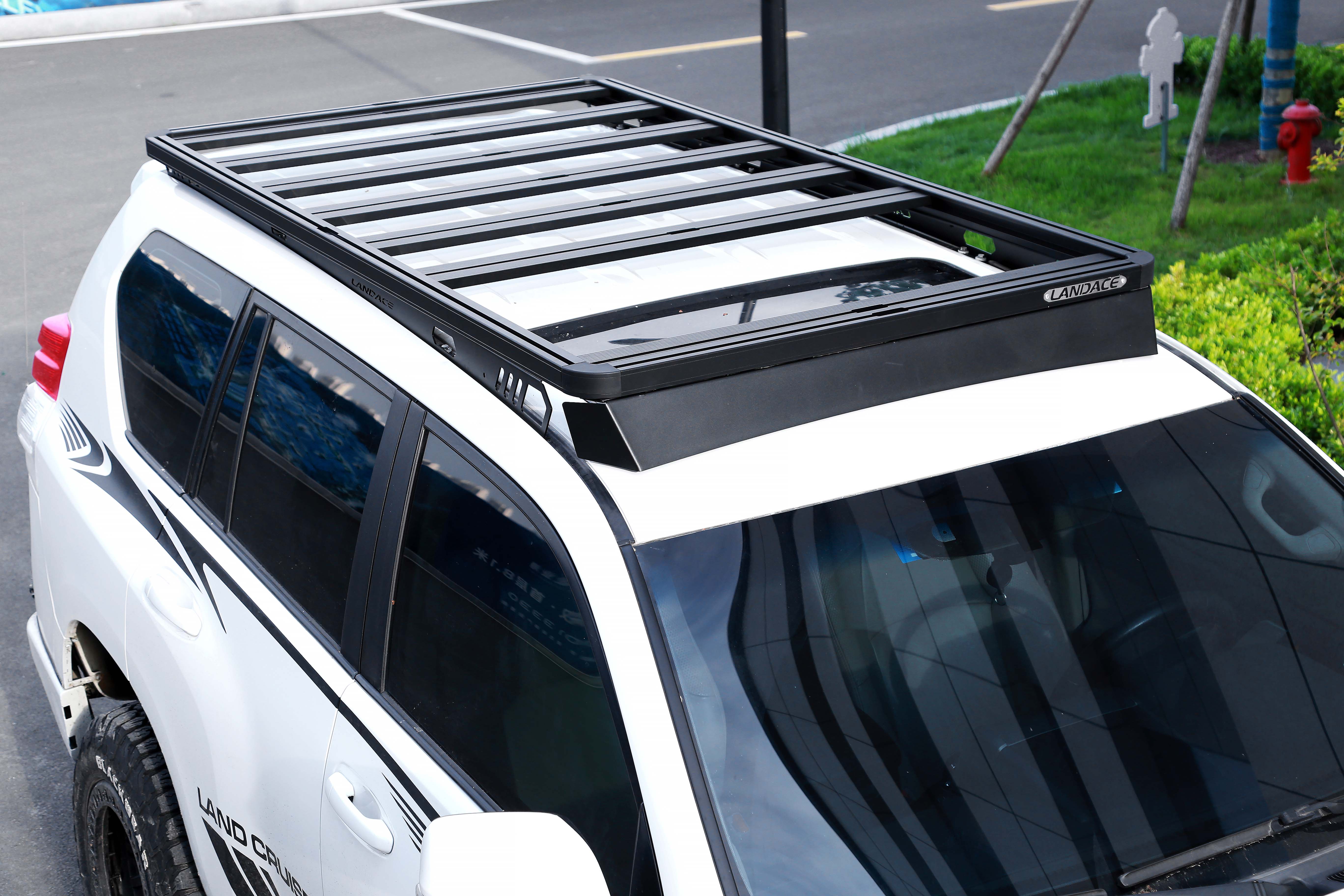 Black Aluminium Alloy Roof Luggage Rack For Tank300 4X4 Vehicle Exterior Accessories