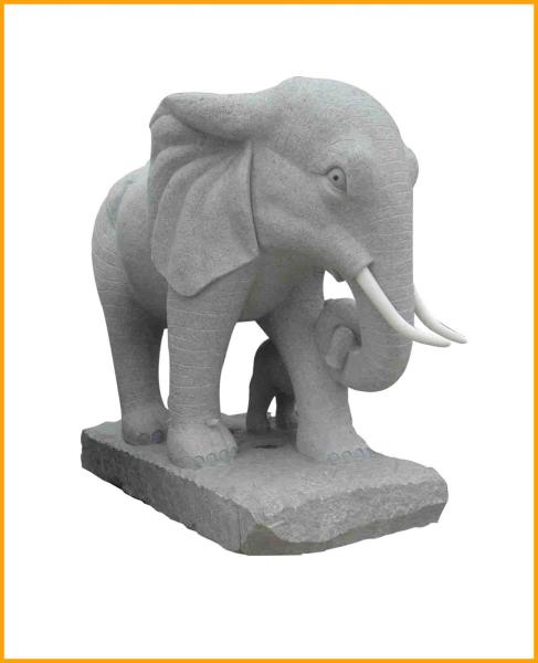 Quality Carving Stone Elephant Sculpture for sale