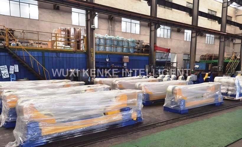 100 Ton Self Aligned Welding Rotator Factory Turning PU Roller