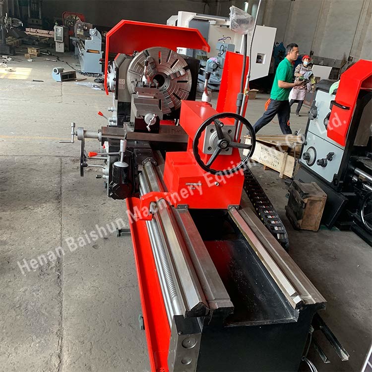 Horizontal Manual Lathe Machine Heavy Duty Weight Metal Lathe Torno Parallel