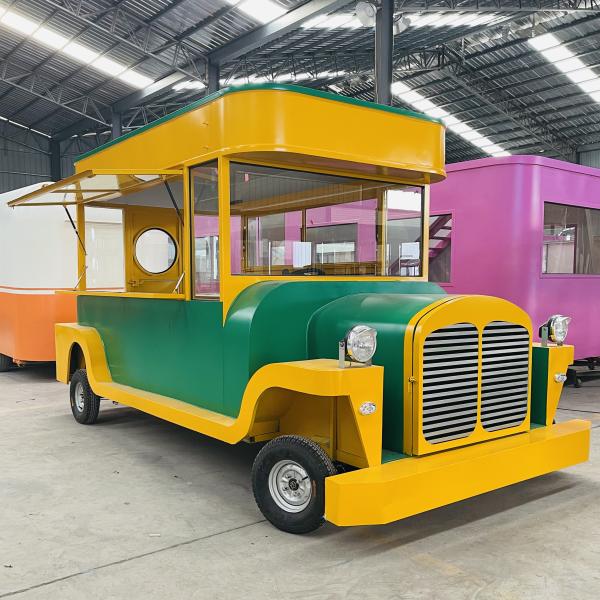 Customerized Electric Mobile Street Fast Food Snack Catering Van Truck Trailer