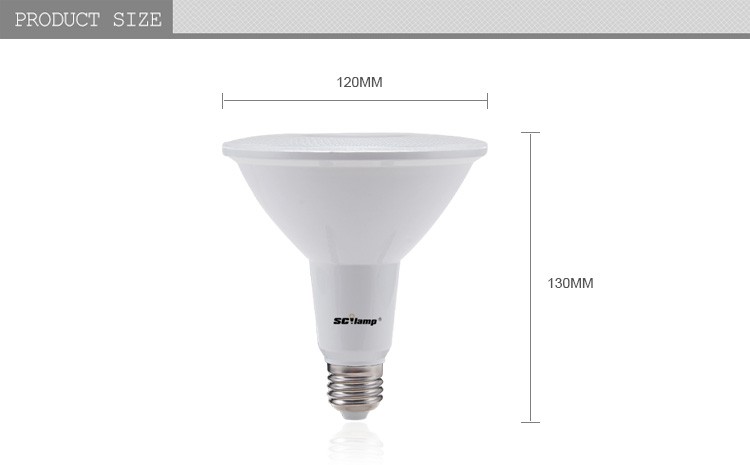 16W Ra90 high CRI E27 LED Par Light China manufacturer